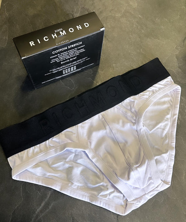 SLIP JOHN RICHMOND JRDIST07SL BIANCO - slip uomo - JOHN RICHMOND