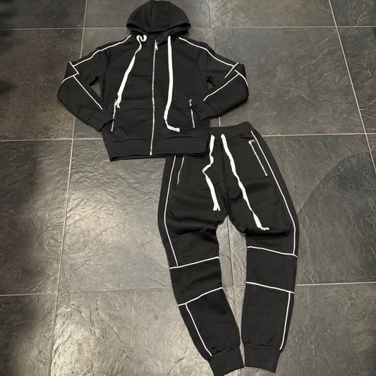 K213 TUTA NERA - tuta uomo -