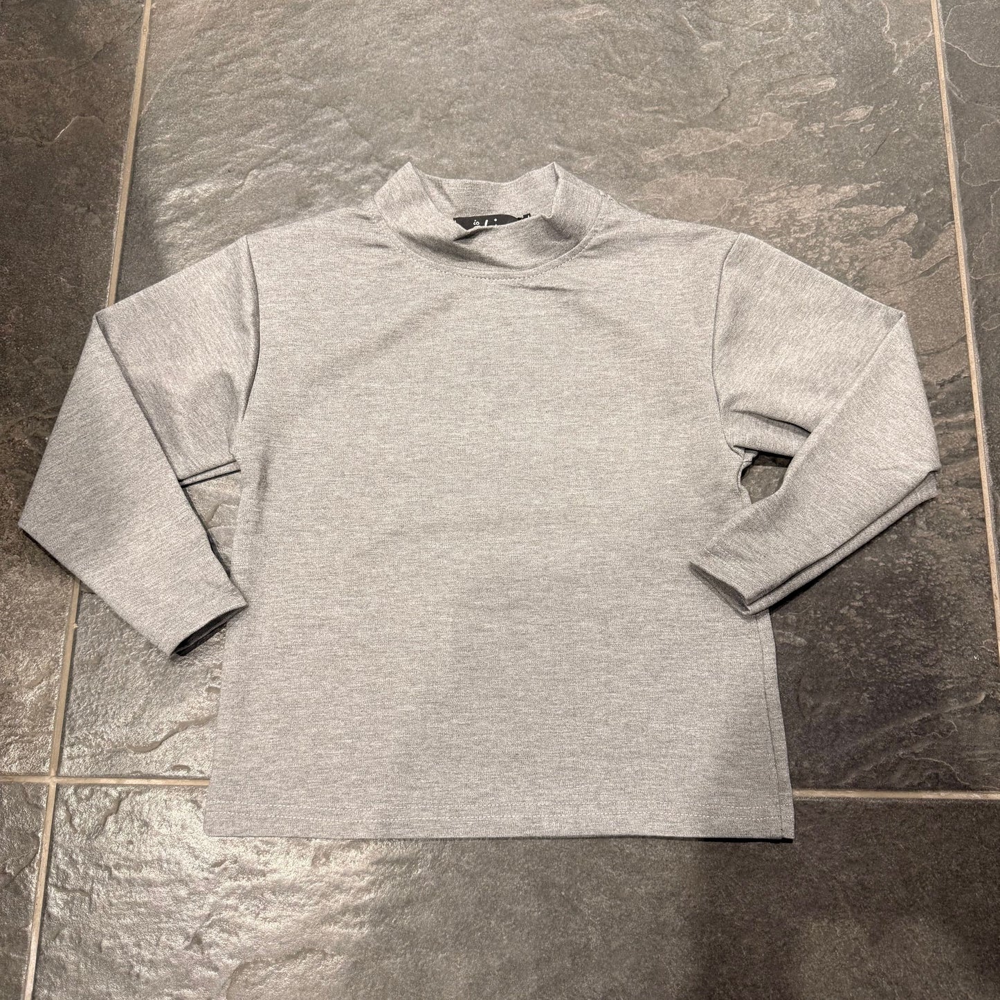 521 T-SHIRT MANICA LUNGA GRIGIA - T-shirt bimbo - IO CHICO