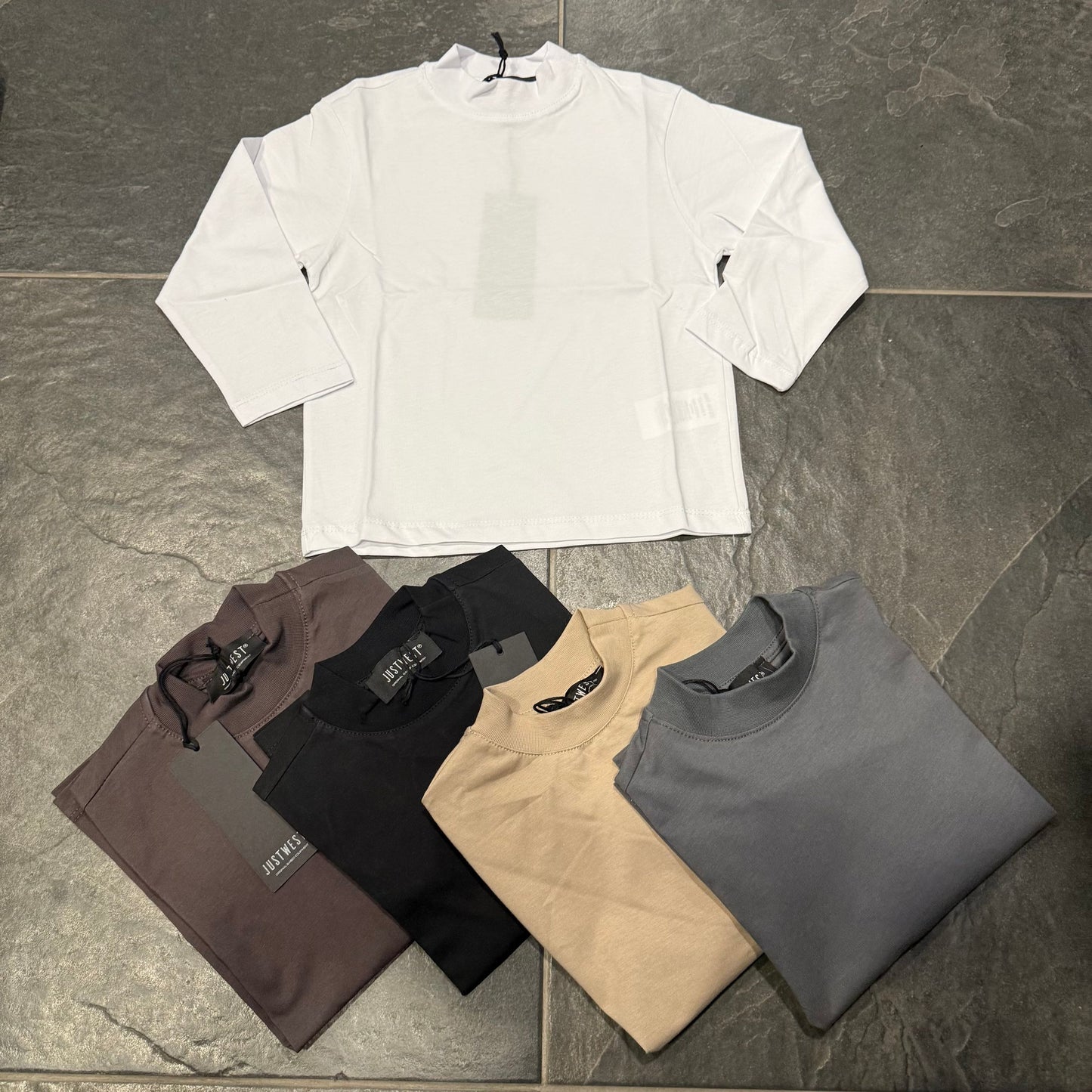 BT25 T-SHIRT MANICA LUNGA BROWN - T-shirt bimbo - just man