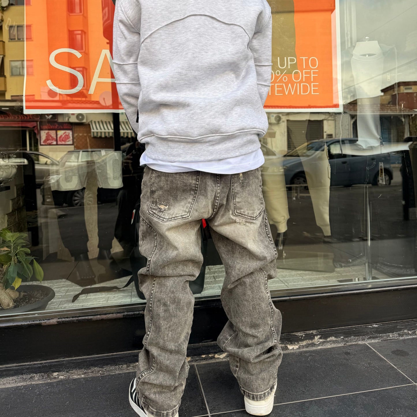 CB BAGGY 23 BLACK - JEANS BIMBO - CIANOTIC