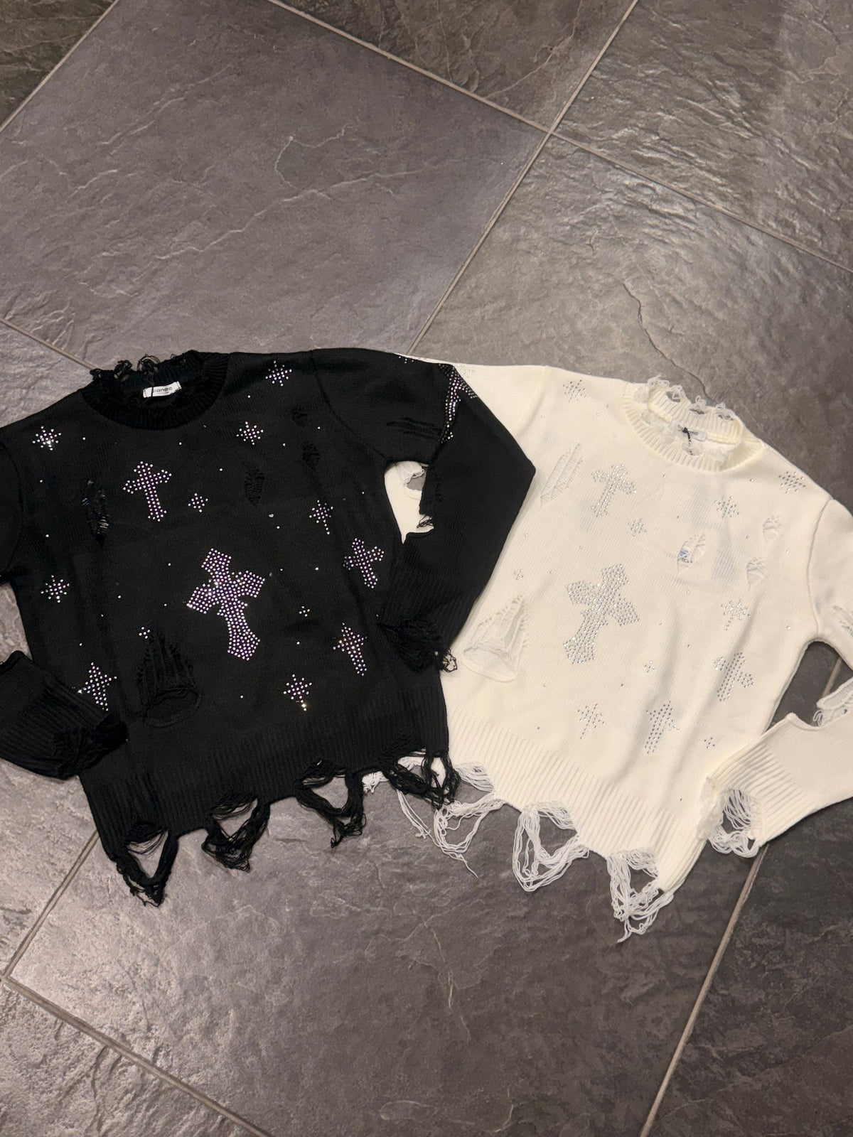 CB ML/MAGLIA CROIX NERA - maglieria bimbo - CIANOTIC