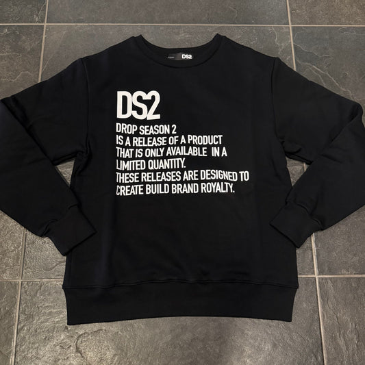 FW25268 FELPA DS2 NERA - FELPA UOMO - DROP SEASON 2