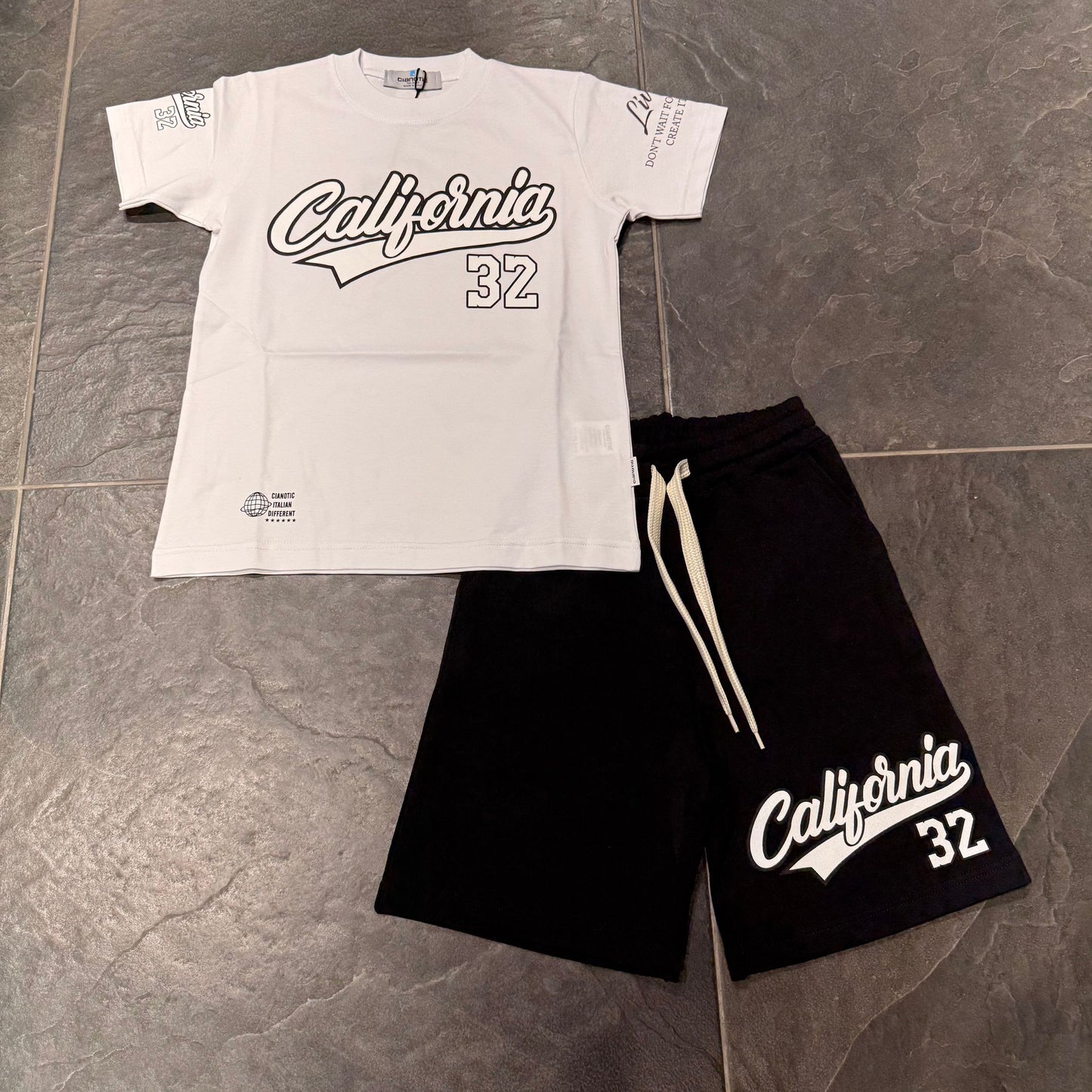 CB CORDSET CALIFORNIA NERO BIMBO - Completo bimbo - CIANOTIC
