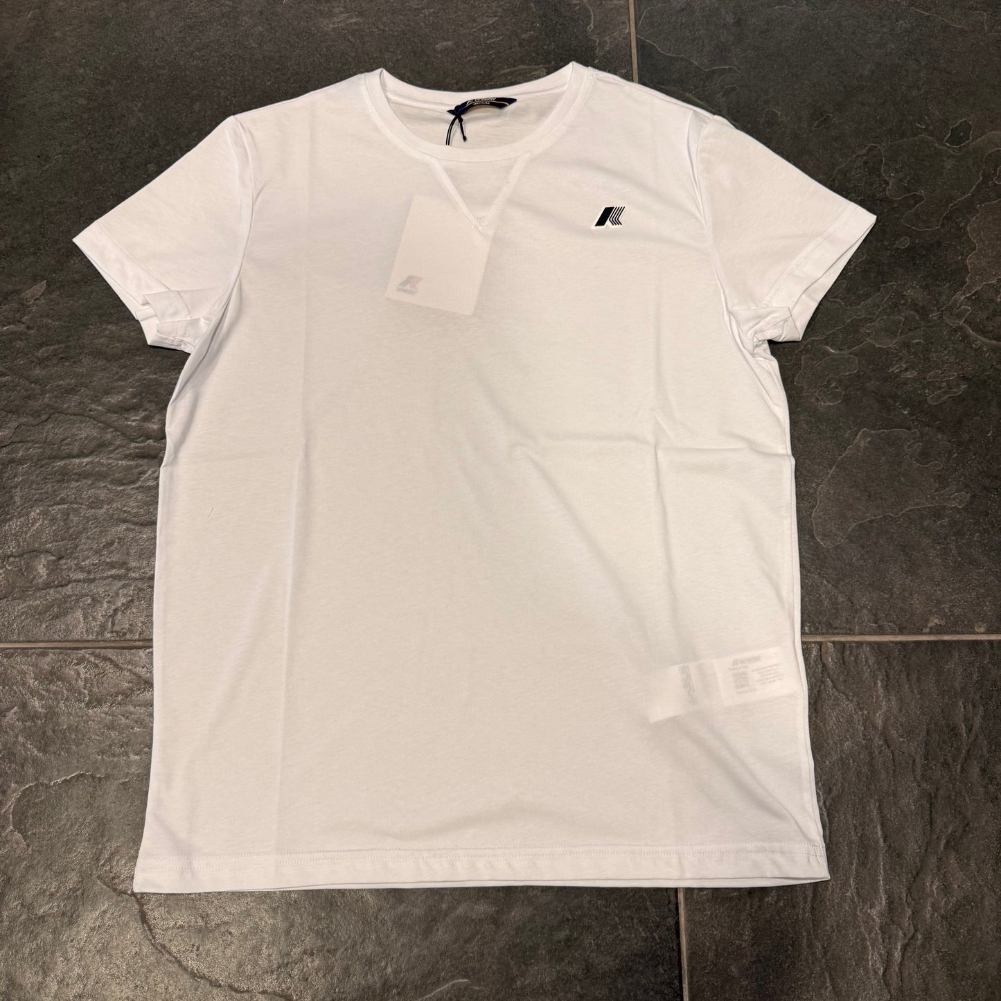 K-WAY T-SHIRT BIANCA 001. - T-shirt uomo - K-WAY