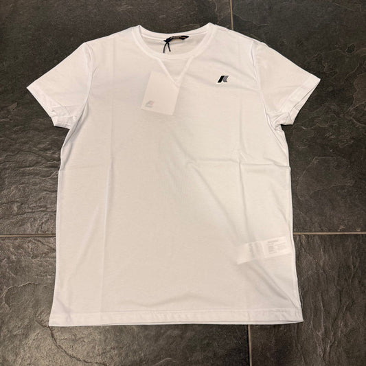 K-WAY T-SHIRT BIANCA 001. - T-shirt uomo - K-WAY