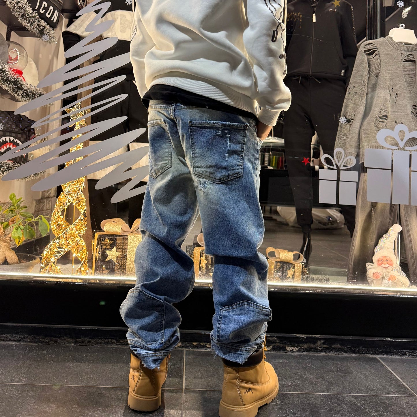 CB BAGGY 24 BLUE - JEANS BIMBO - CIANOTIC