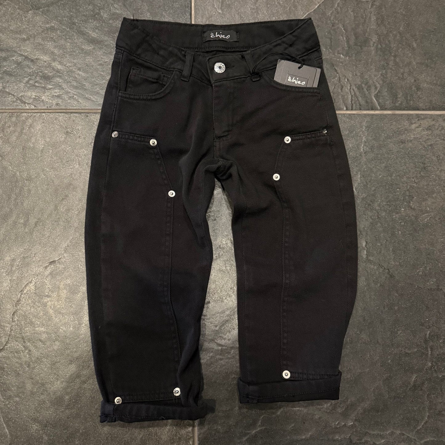 J393 JEANS BIMBO NERO - JEANS BIMBO - IO CHICO