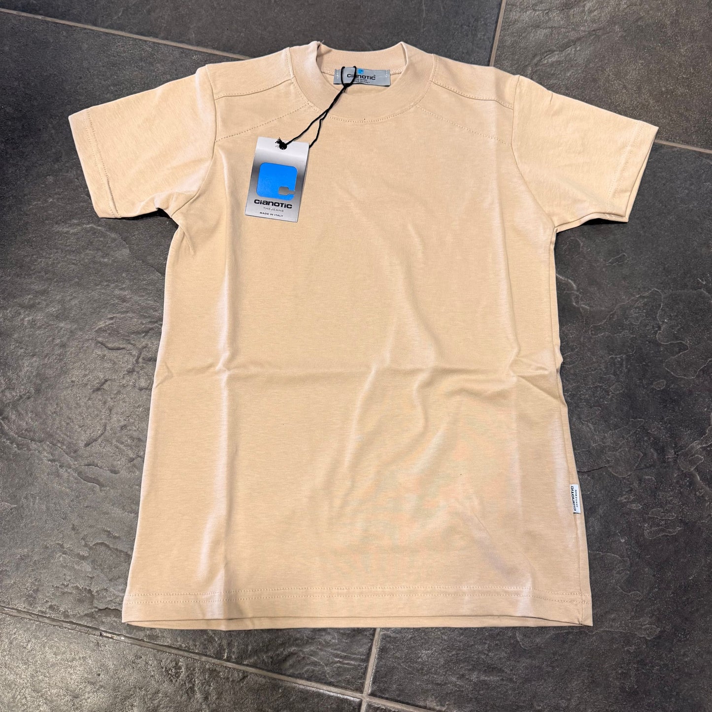 T/BASIC BEIGE - T-shirt bimbo - CIANOTIC
