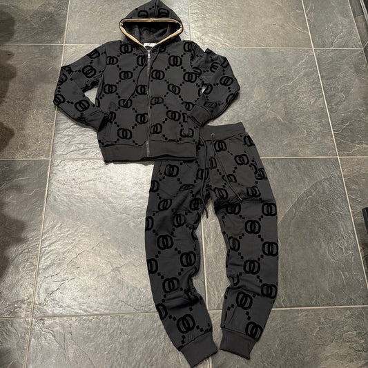 FF-5975A TUTA NERA - tuta uomo -