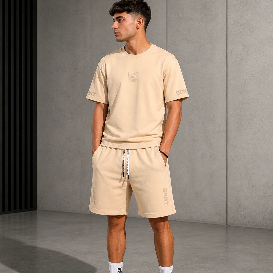 QQ-2305 COMPLETO UOMO BEIGE - Completo uomo -