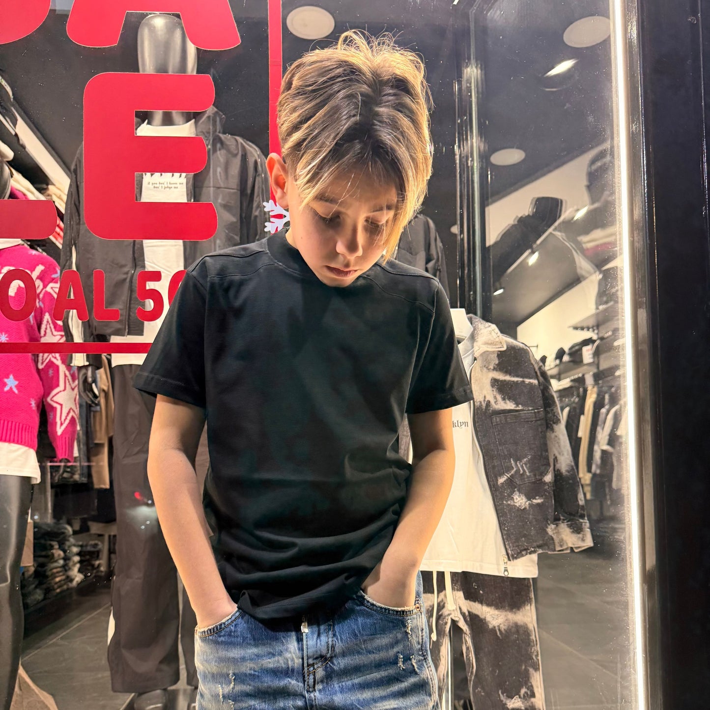 T/BASIC NERA - T-shirt bimbo - CIANOTIC