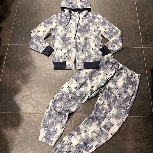 T-5126AB TUTA UOMO BLU - tuta uomo -