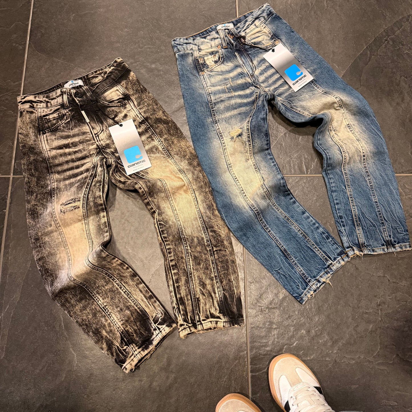 CB BAGGY MB 28 BLUE - JEANS BIMBO - CIANOTIC