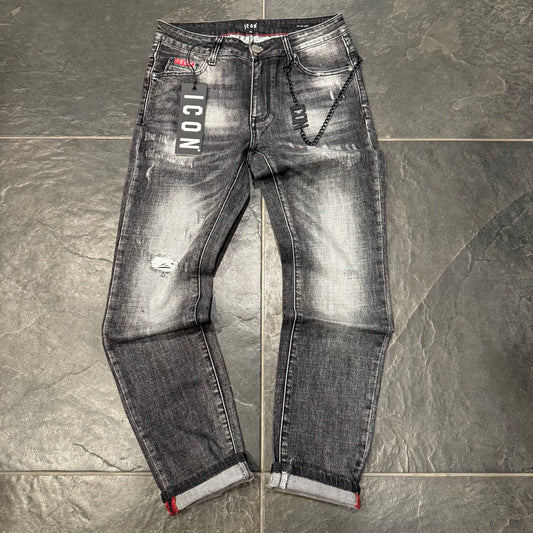 ICUF2W6D006 JEANS ICON GREY - Jeans uomo - icon