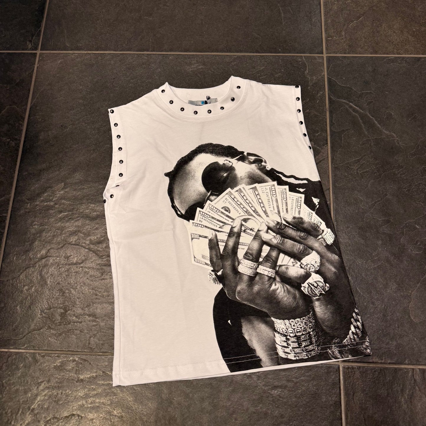 CB/SMANICATO SNOOP BIANCA - T-shirt bimbo - CIANOTIC