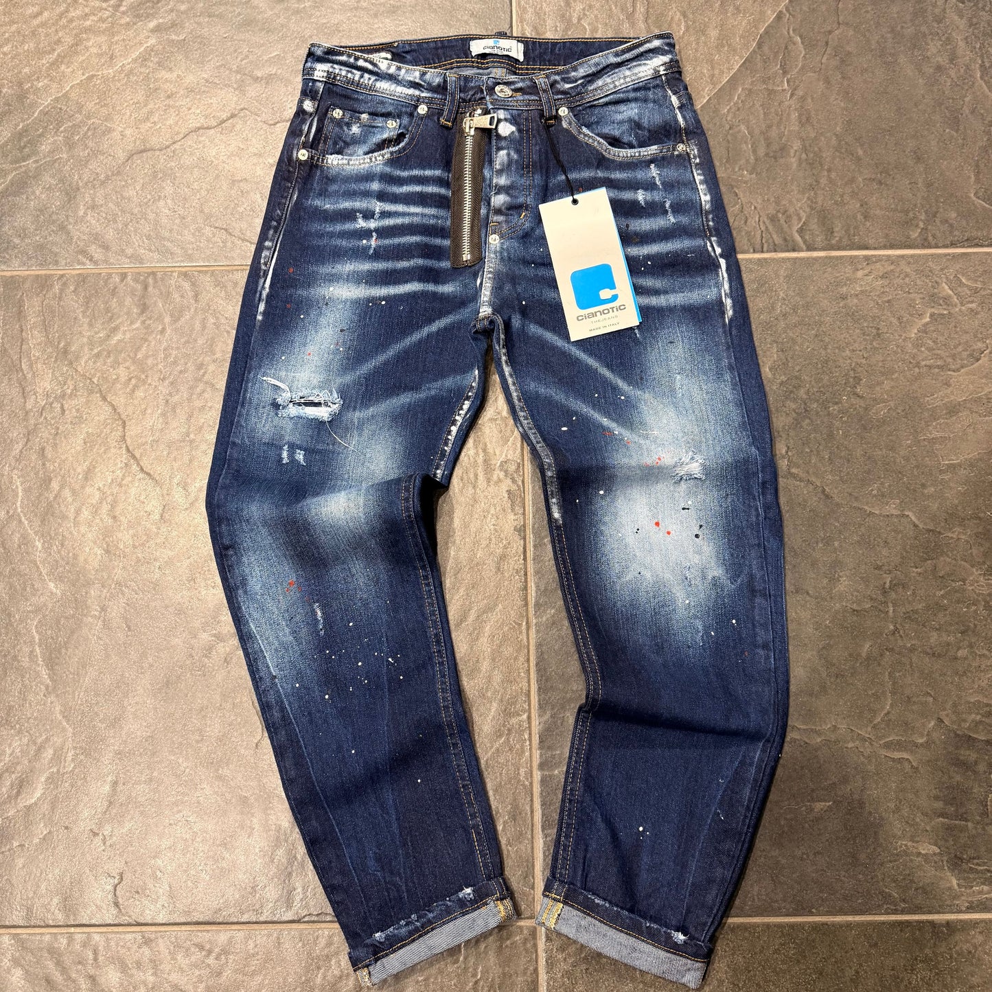 NEW FIT DC 00 BLUE - Jeans uomo - CIANOTIC