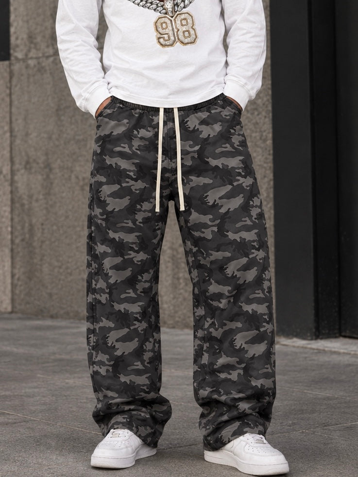ANG052 PANTALONE NERO - pantalone uomo -