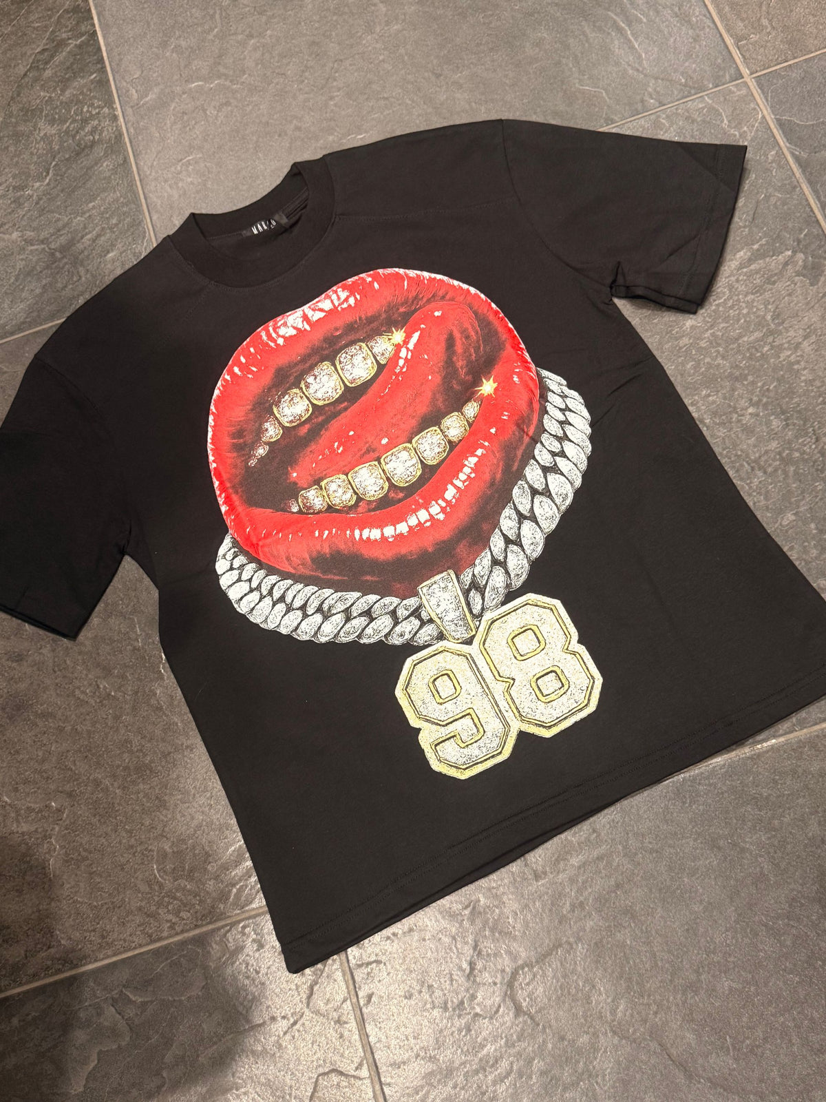 M5087 T-SHIRT NERA - T-shirt uomo - MARCO HOMME