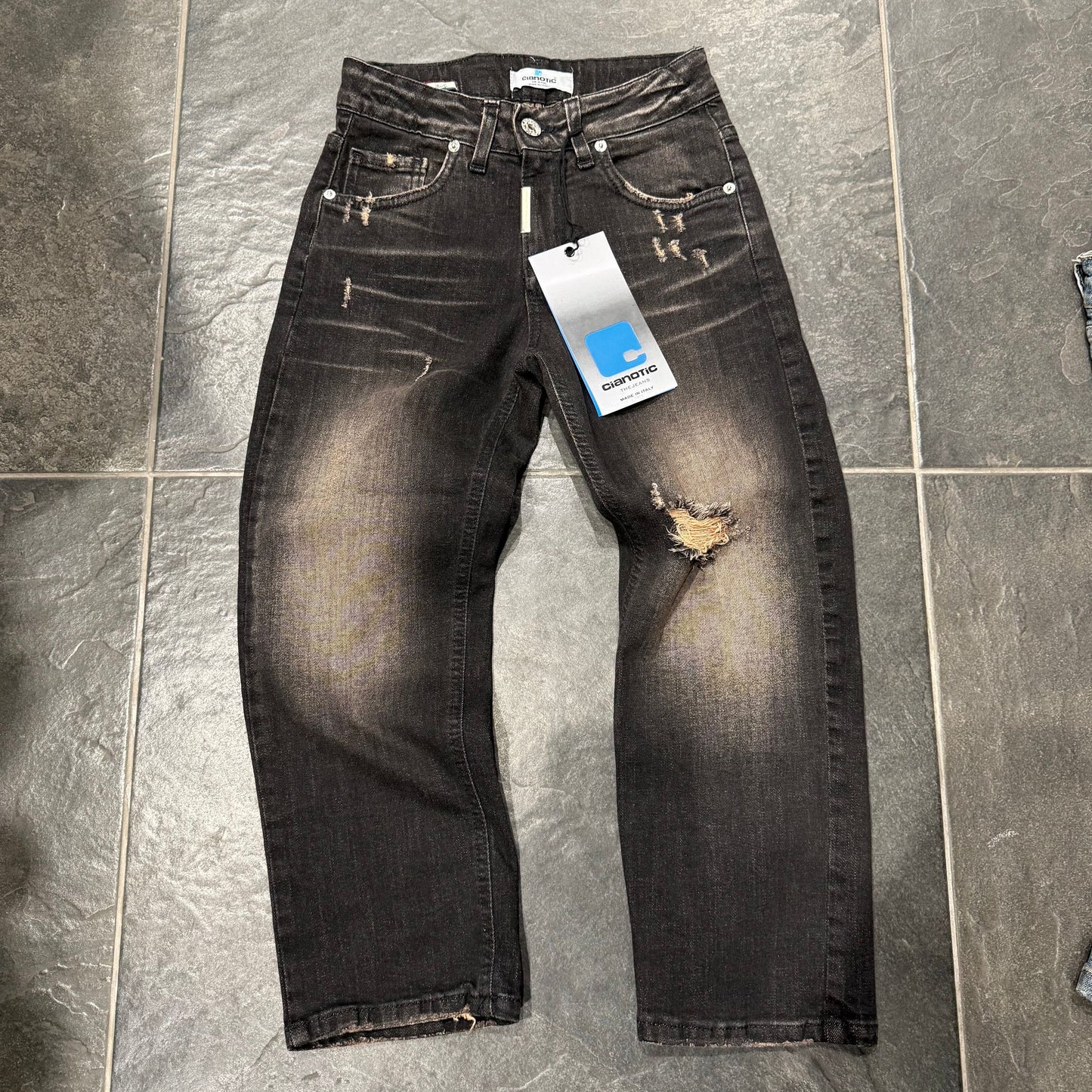 CB RASH BLACK - JEANS BIMBO - CIANOTIC