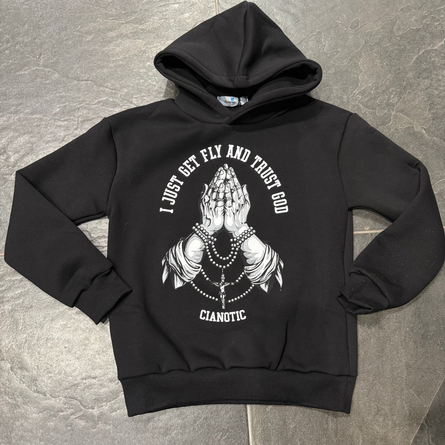 F/TRUST FELPA CIANOTIC NERA - felpa bimbo - CIANOTIC