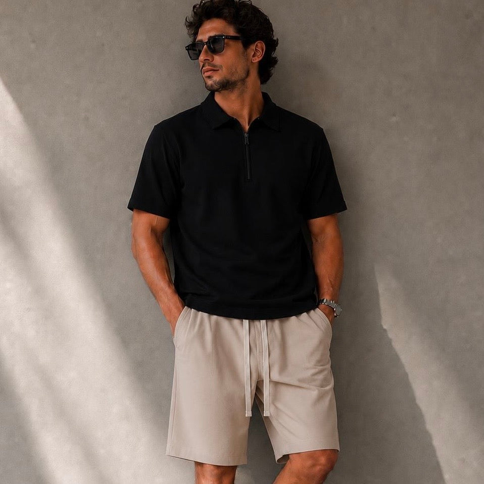 GL5106-1 POLO NERA - T-Shirt e Polo -