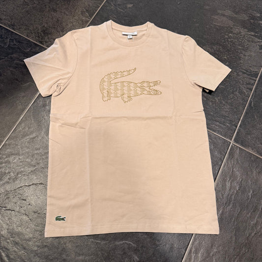 T-SHIRT LACOSTE BEIGE - T-shirt uomo - LACOSTE