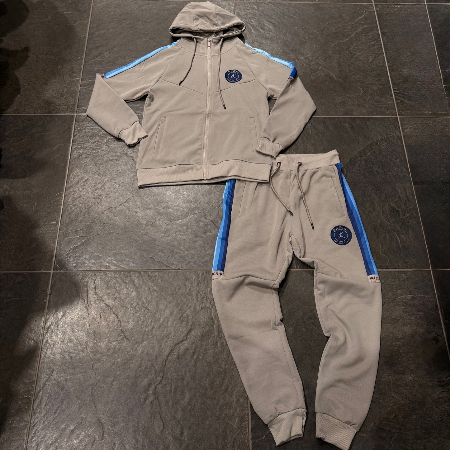 FF-6282 TUTA MOD. P*RIS GRIGIO/BLU - tuta uomo -