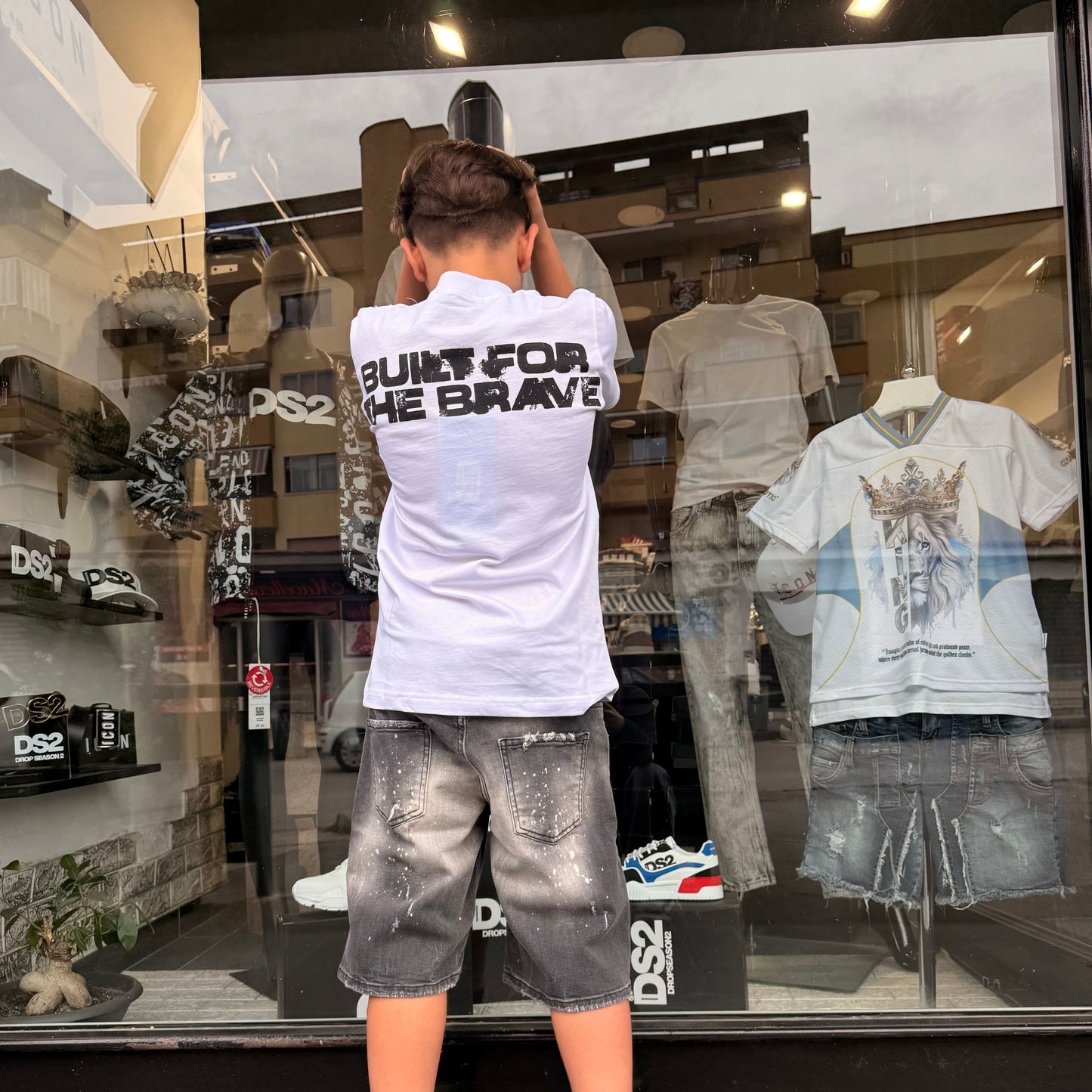 BRAVE T-SHIRT CIANOTIC BIANCA BIMBO - T-shirt bimbo - CIANOTIC