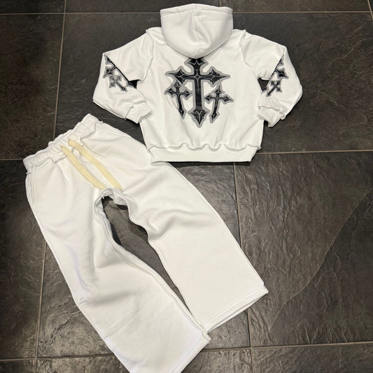 CB TRACK SUIT BIANCA - tute bimbo - CIANOTIC