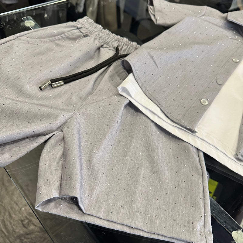 8060 COLPETO BRILLANTINI GRIGIO - completini bimbo - IO CHICO