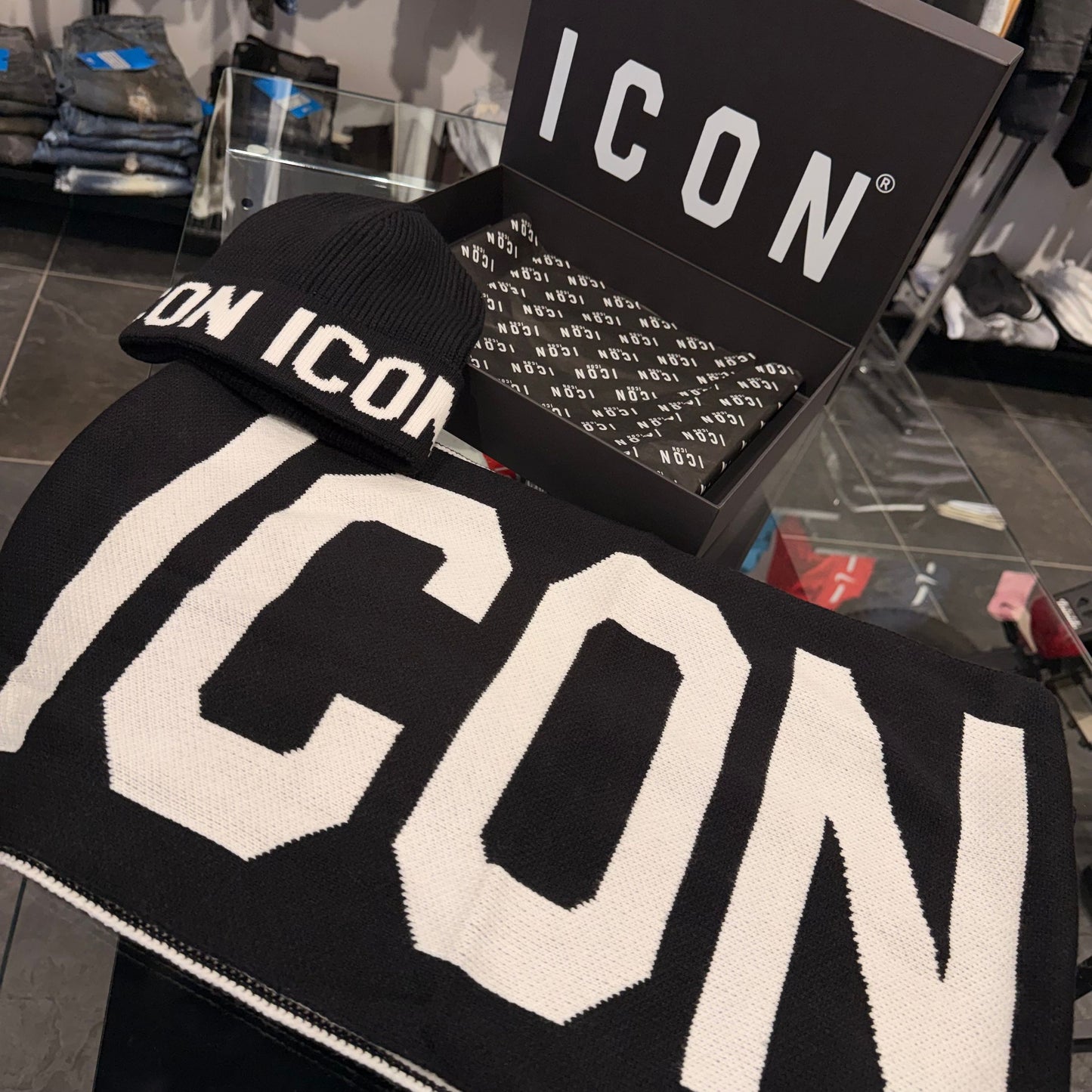 ICXF2W6BOX3 SET CAPPELLO E SCIARPA ICON - Accessori - icon