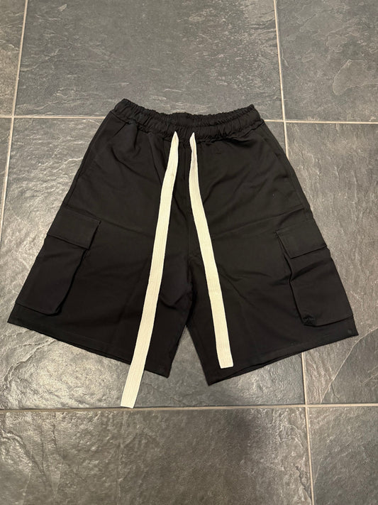 PA2180 BERMUDA UOMO NERO - bermuda uomo -