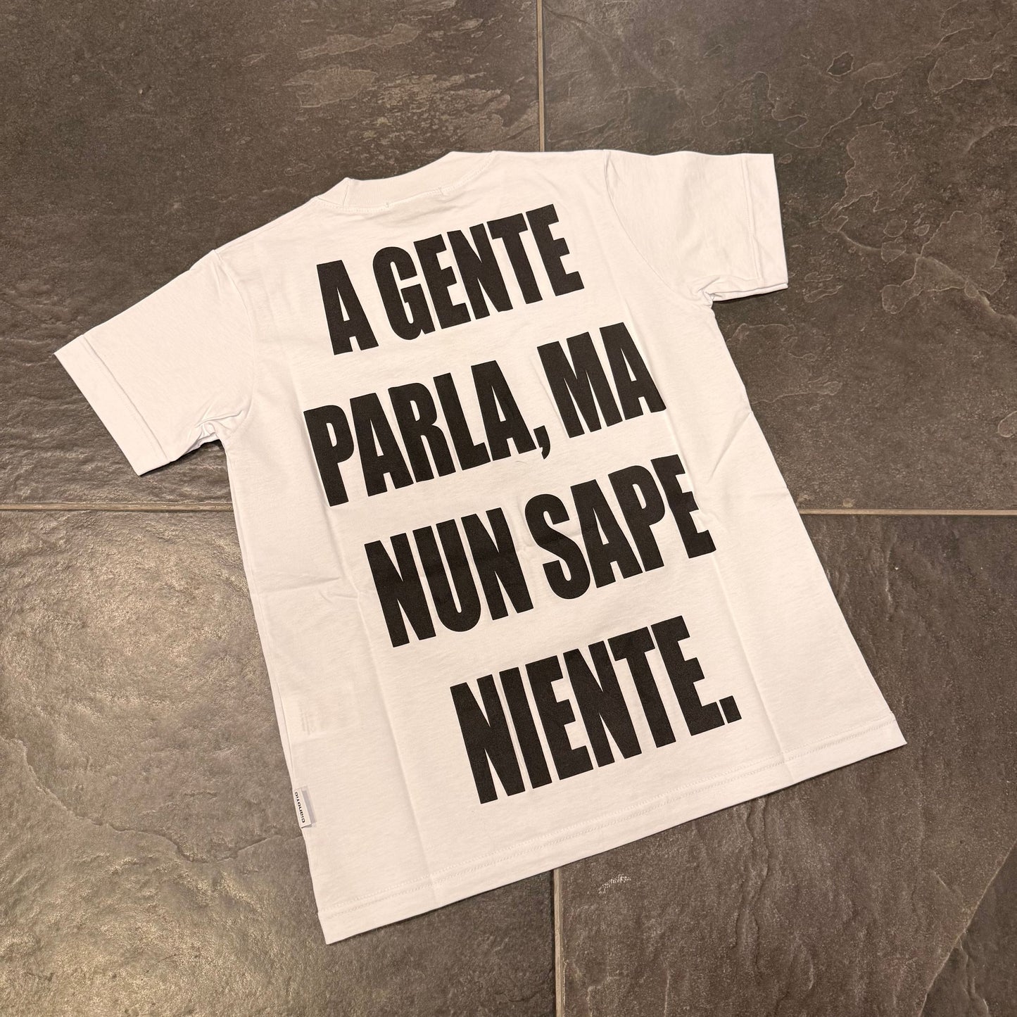 CB T-SHIRT SAPE NIENTE BIANCA - T-shirt bimbo - CIANOTIC