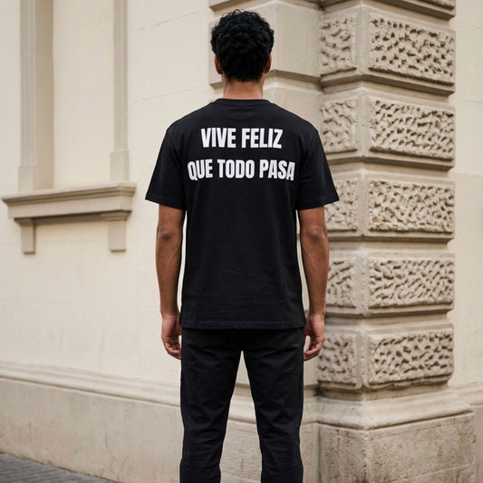M5080 T-SHIRT UOMO NERA - T-shirt uomo -