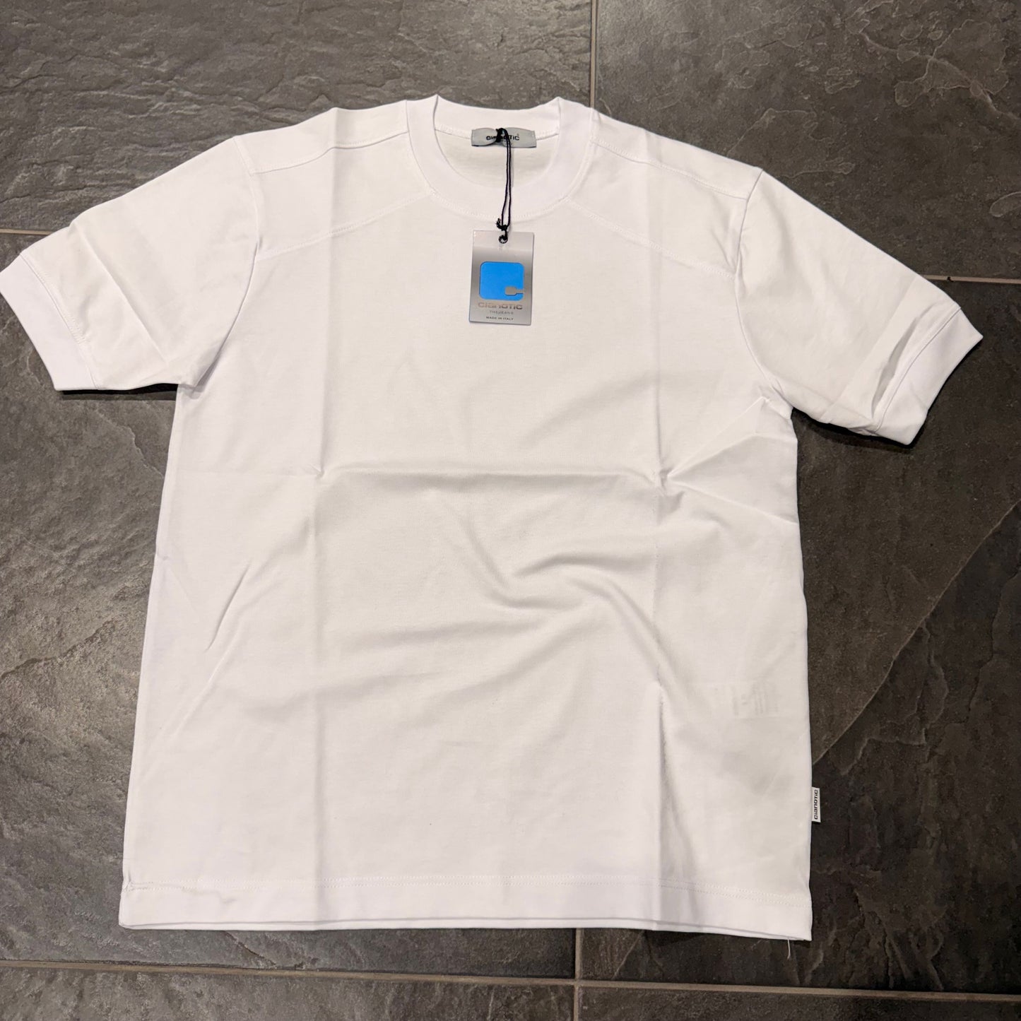 250010 T-SHIRT CIANOTIC BIANCA - T-shirt uomo - CIANOTIC