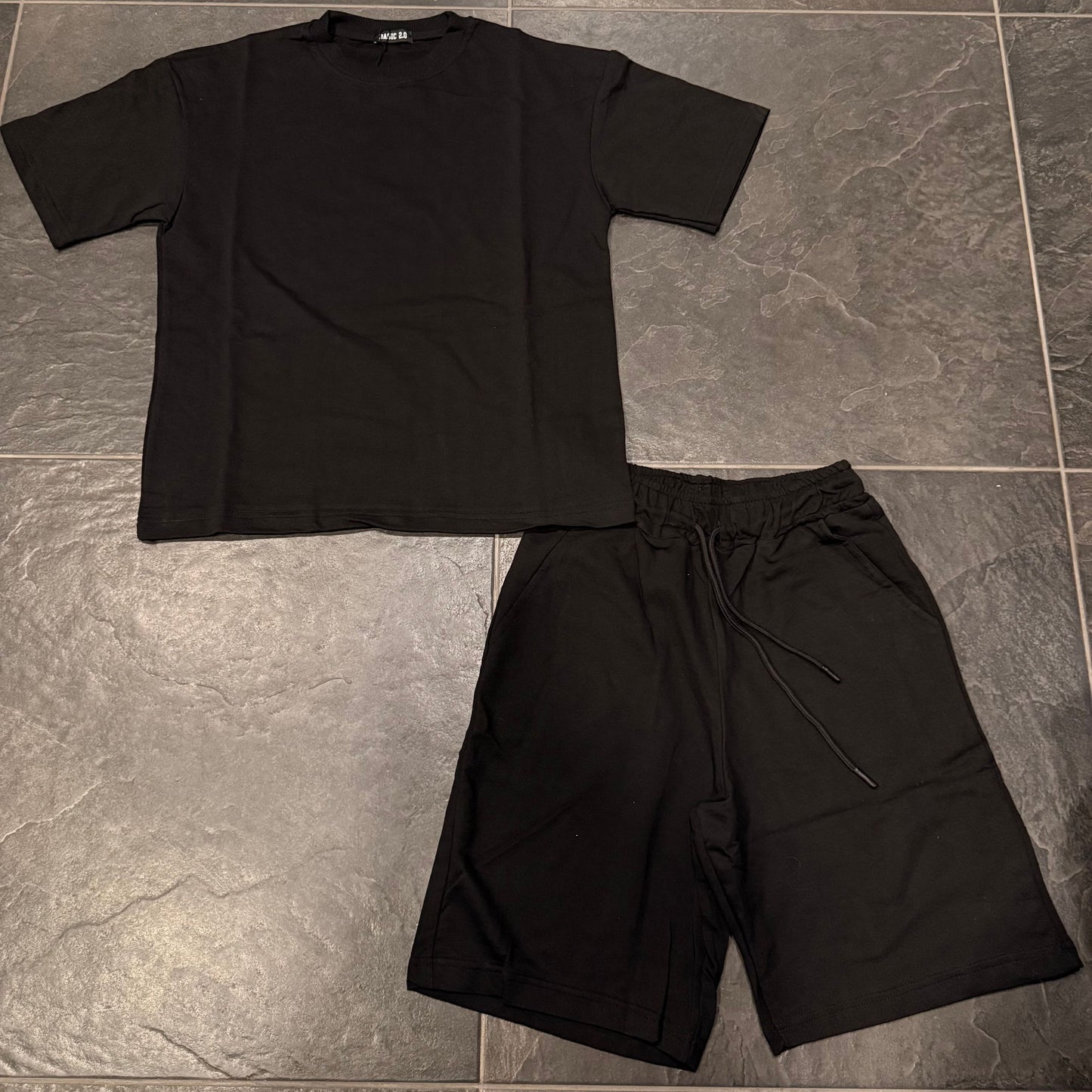 A8891 COMPLETO UOMO NERO - Completo uomo -