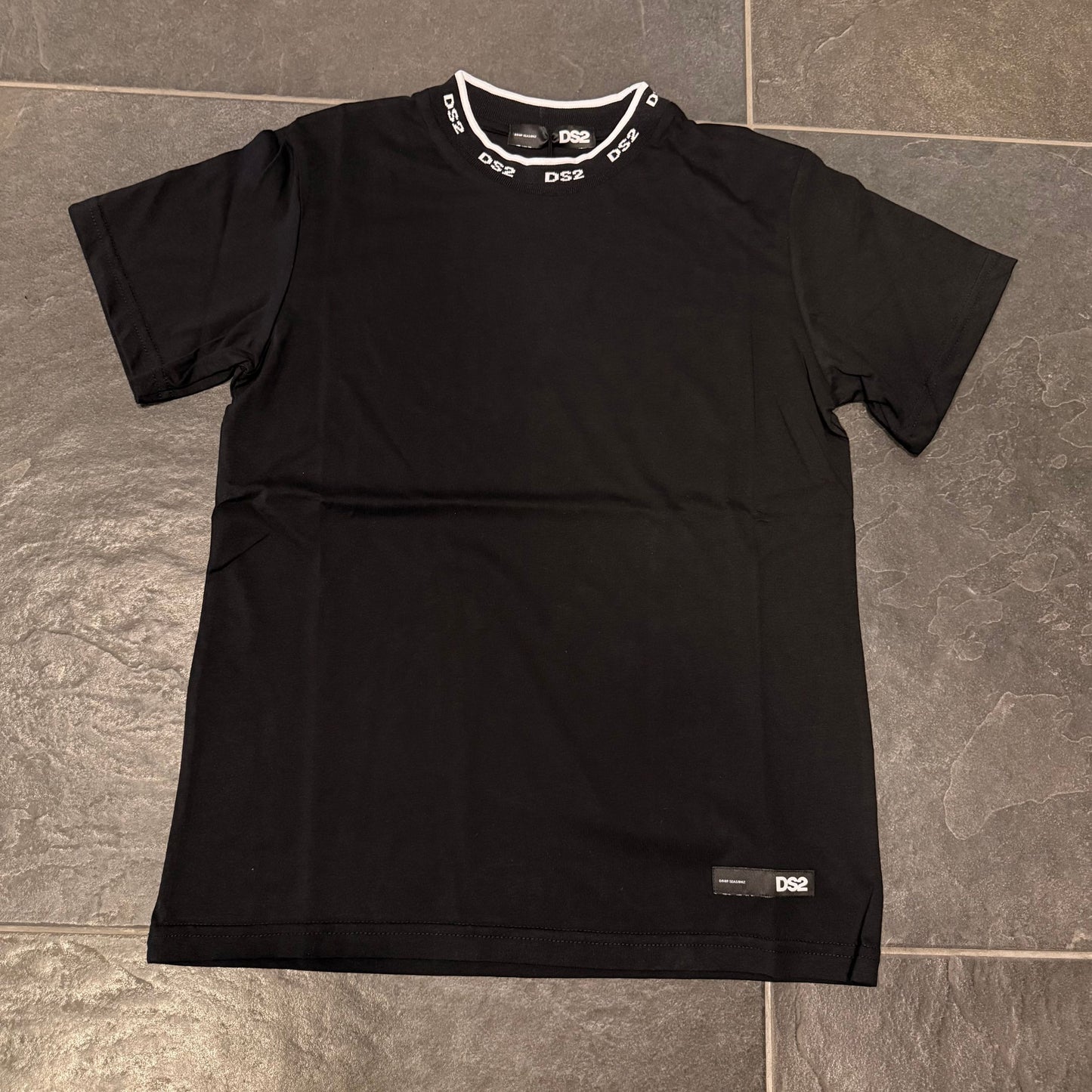 SS26300 T-SHIRT DS2 NERA - T-shirt uomo - DROP SEASON 2