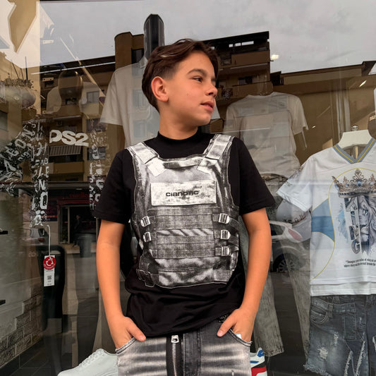 BRAVE T-SHIRT CIANOTIC NERA BIMBO - T-shirt bimbo - CIANOTIC
