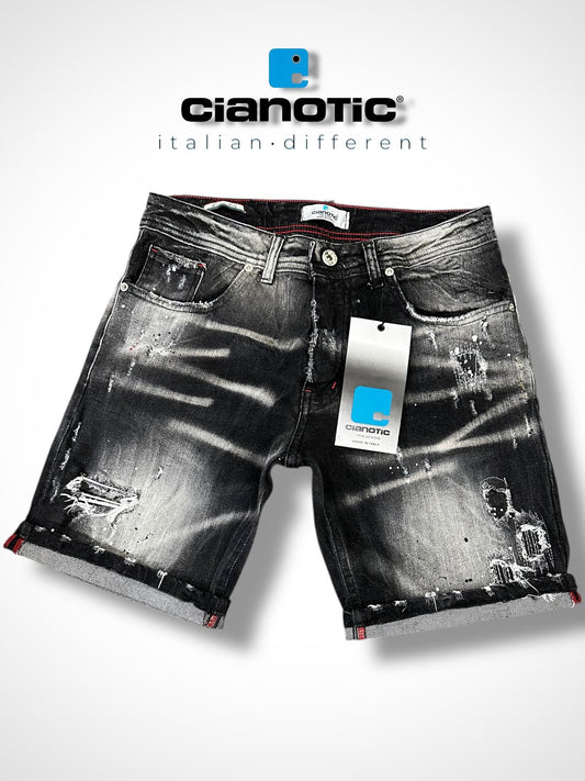 SHORT D125 BLACK - Short uomo - CIANOTIC