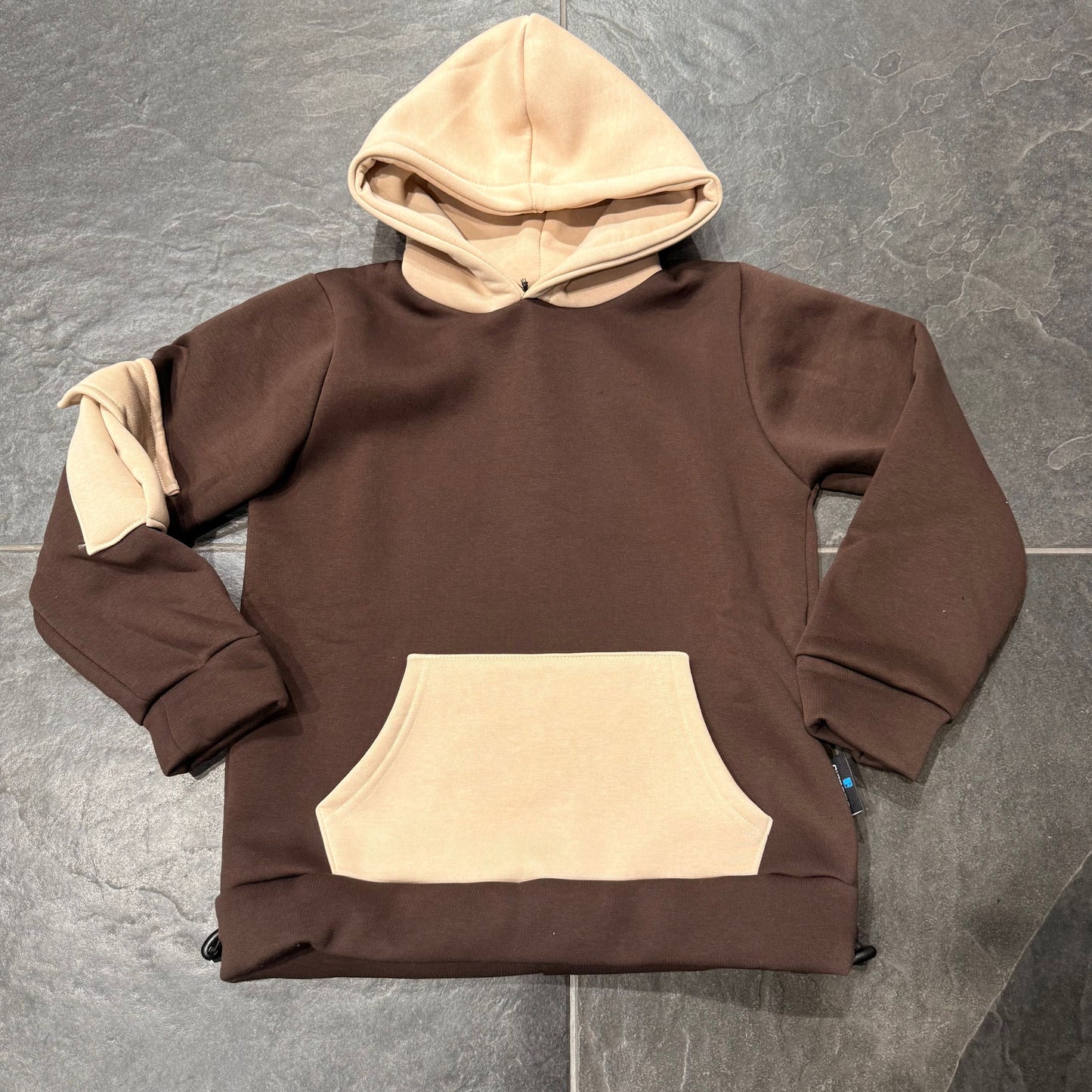 CB F/CL CONTRAST MORO/BEIGE - felpa bimbo - CIANOTIC