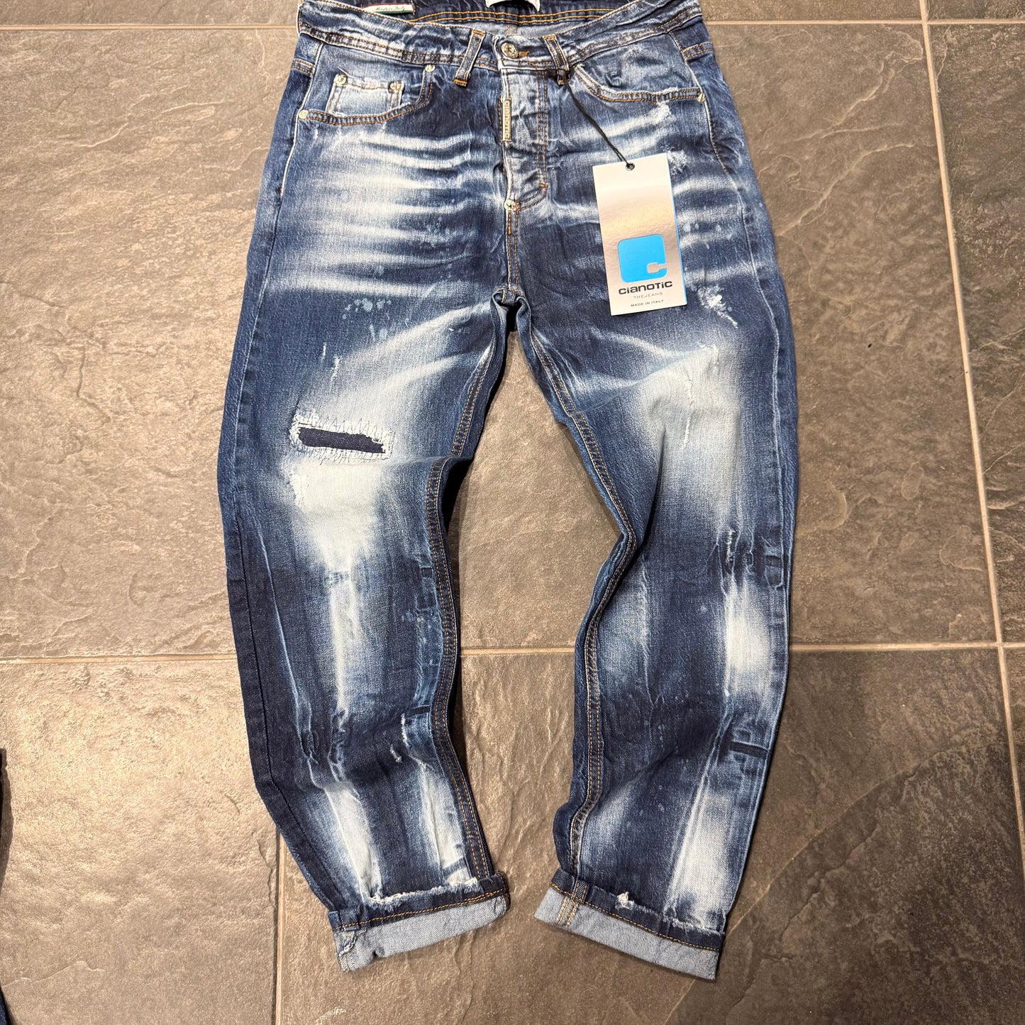 NEW FIT CLIFFORD 3 BLU - Jeans uomo - CIANOTIC