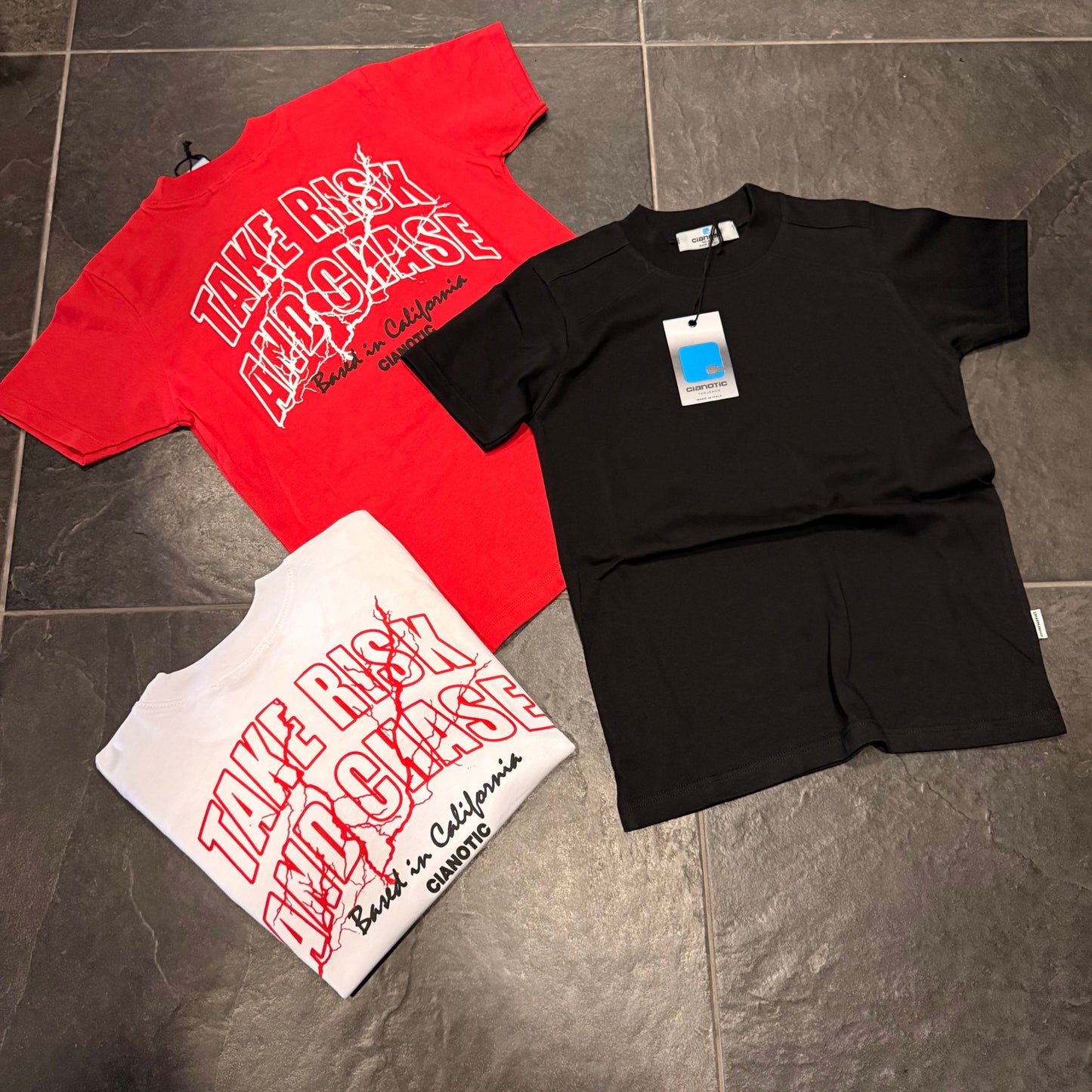 CB/RISK T-SHIRT BIANCA - T-shirt bimbo - CIANOTIC