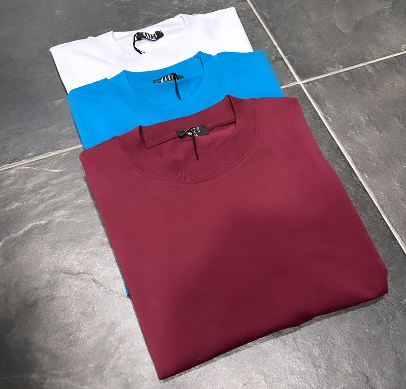 M442 T-SHIRT BORDEAUX - T-shirt uomo - MARCO HOMME