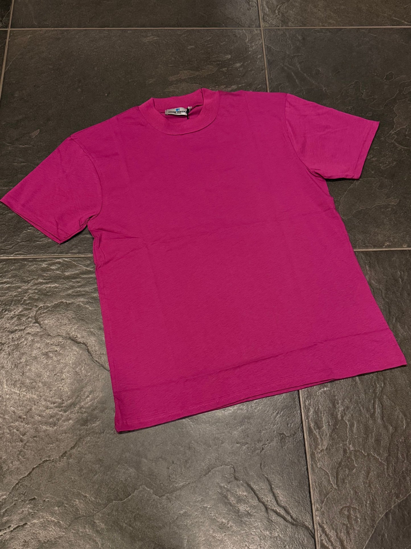 T/COLLO ALTO REGULAR BASIC ORCHIDEA - T-shirt uomo - CIANOTIC