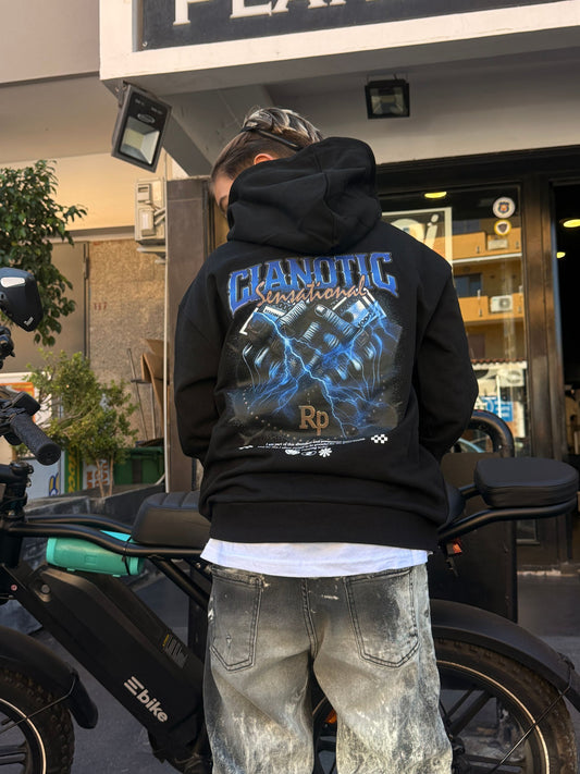 CB/HOODIE MONEY FELPA NERA - felpa bimbo - CIANOTIC