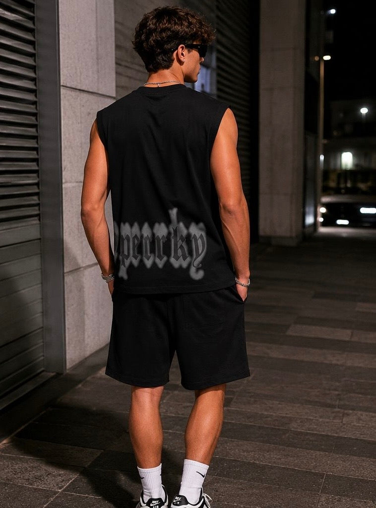 76115 COMPLETO NERO - Completo uomo -