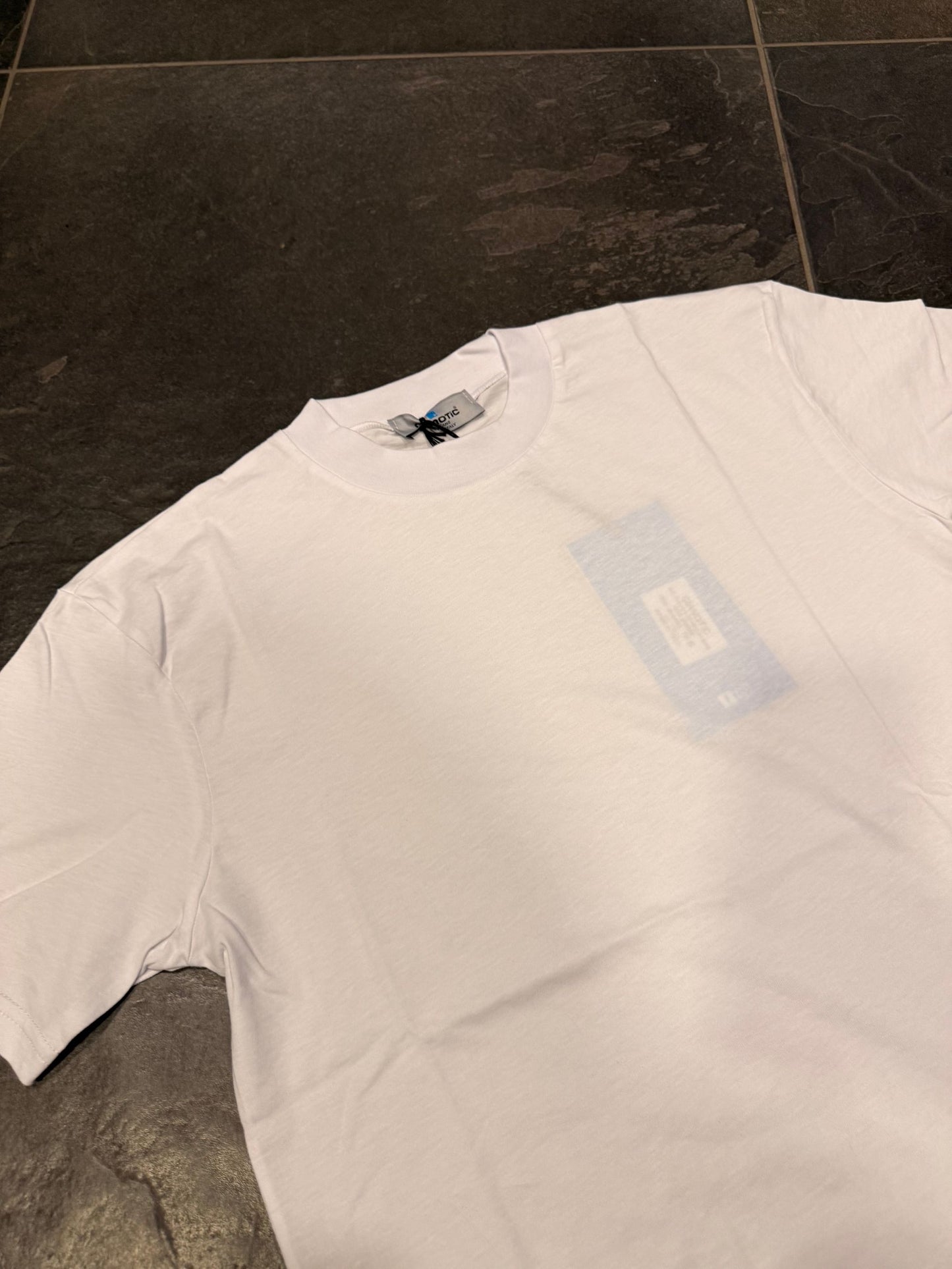 T/COLLO ALTO REGULAR BIANCA - T-shirt uomo - CIANOTIC