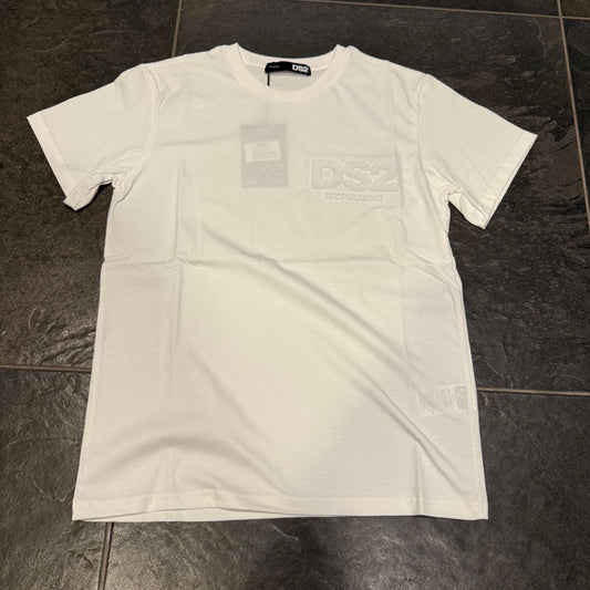 FW25283 T-SHIRT DS2 UOMO BIANCA - T-shirt uomo - DROP SEASON 2