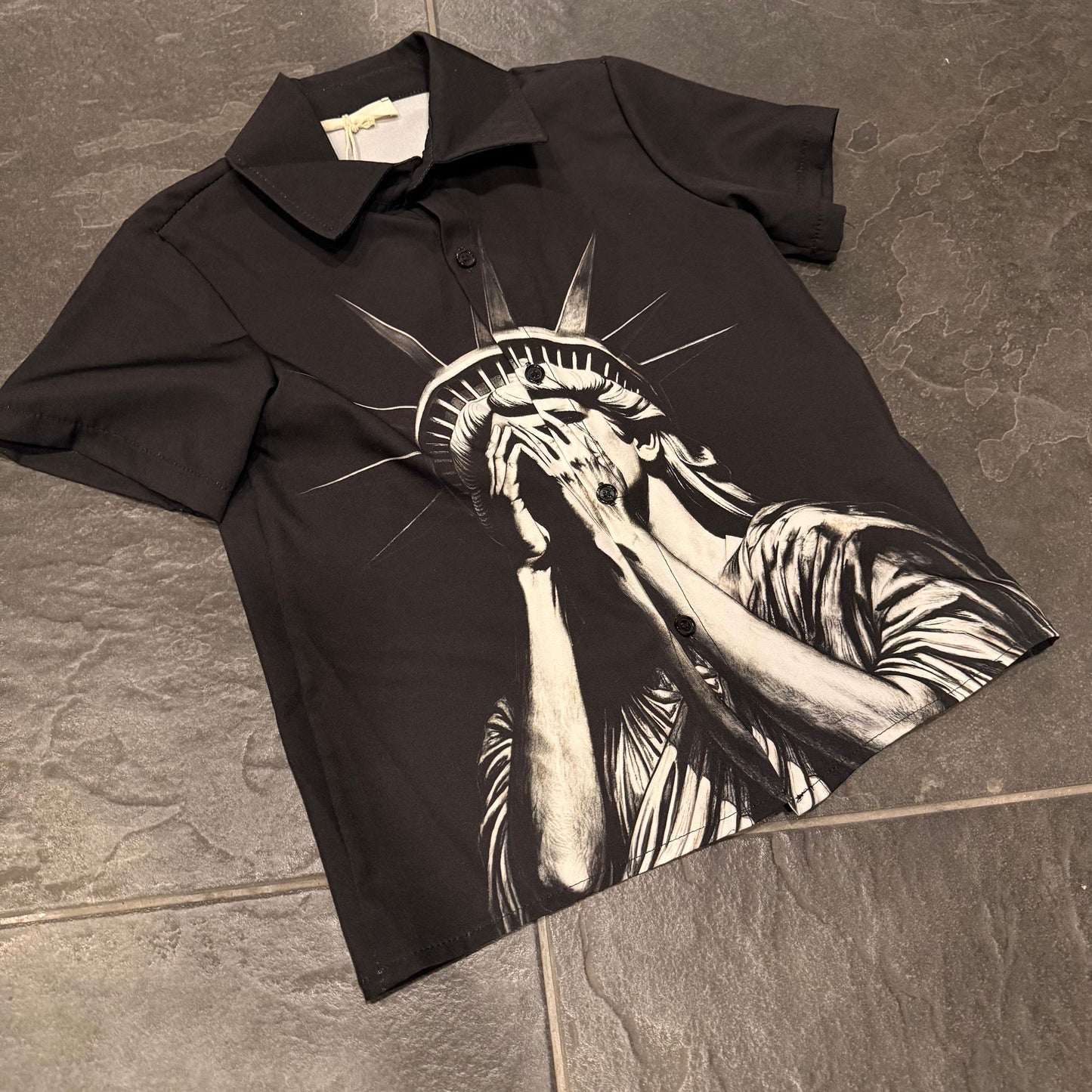 1282 CAMICIA BIMBO LIBERTA' NERA - camicia bimbo -